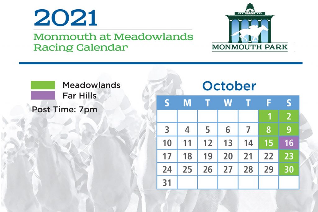 SevenDay MonmouthAtMeadowlands AllTurf Meet To Get Underway