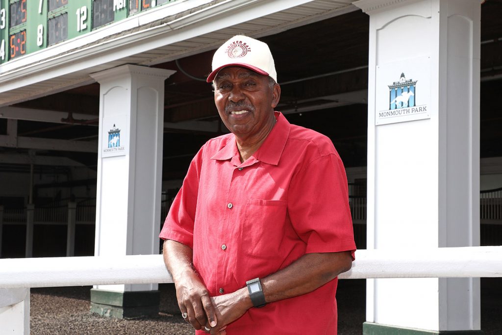 Legendary Monmouth Park Clocker Gatha "Gate" Artis Celebrating His 50th